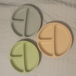 Silicone suction plates